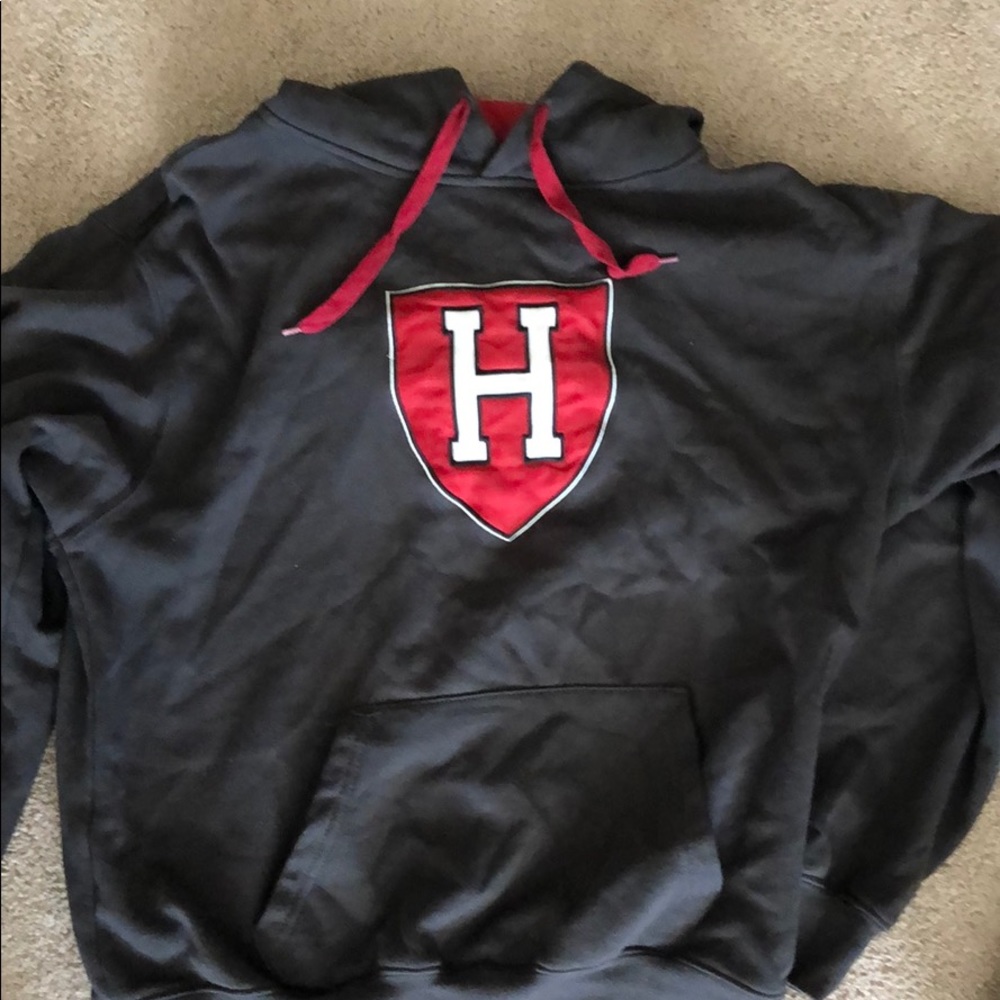 Harvard University Size Large Grey Sweatshirt!